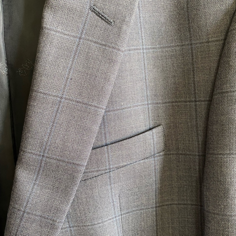 Jos A Bank RESERVE Silk/Wool Blend Blazer/Sport Coat Traditional Fit Size 44Long - Picture 8 of 12